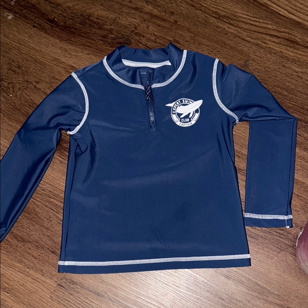Carters NEW Kids Navy Blue Swim Shirt Rashad 3T
